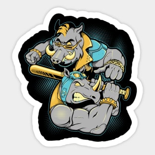 BEBOP & ROCKSTEADY Sticker